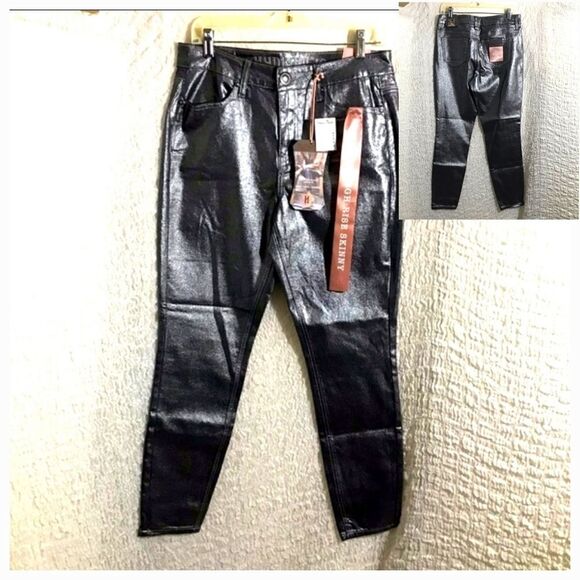 Hydraulic Denim - Hydraulic "Murray" NWT Metallic Skinny Jeans 10